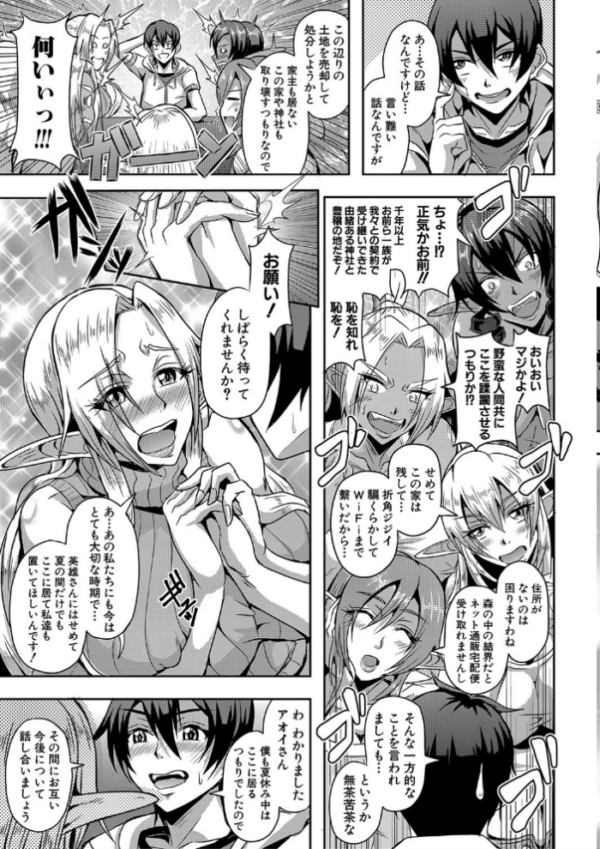 エロ漫画:エルフハーレム物語 【デジタル特装版】 hitomi サンプル画像