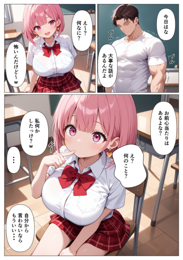 エロ漫画:指導部屋は問題児エロかわギャルとのイチャラブ部屋になりました モザイク版 hitomi サンプル画像