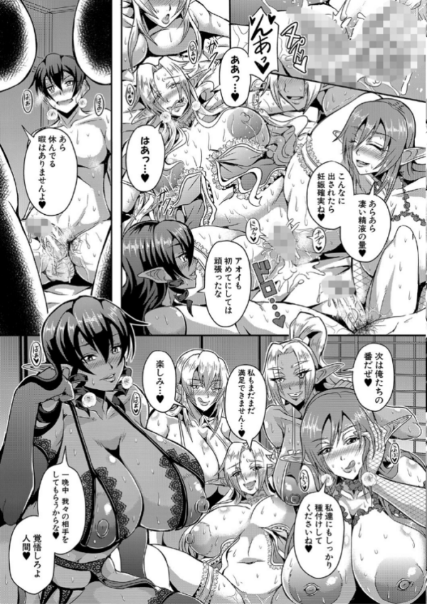 エロ漫画:エルフハーレム物語 【デジタル特装版】 hitomi サンプル画像