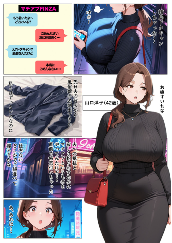 エロ漫画:背徳感に負けたGカップむちむち人妻 息子の親友と本能剥き出しセックスした話〜欲求不満母からメスになった夜〜 モザイク版 hitomi サンプル画像
