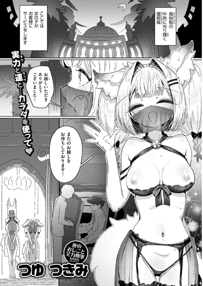 エロ漫画:今夜は大胆! 猫耳キャスト!! hitomi サンプル画像