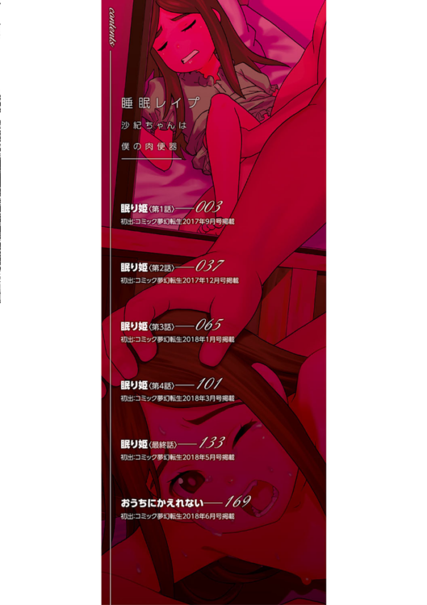 エロ漫画：睡眠レ●プ［沙紀ちゃんは僕の肉便器］【第1話無料】   hitomi サンプル画像