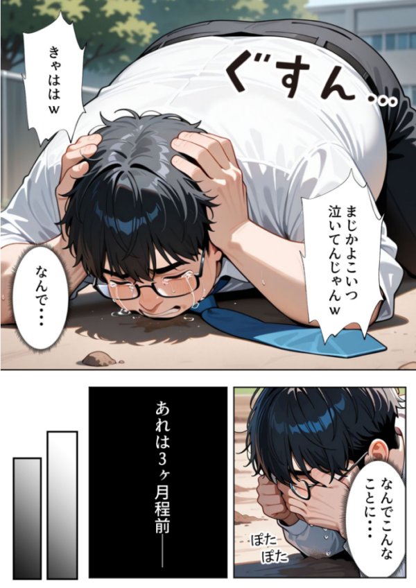 エロ漫画:いじめられてた陰キャのボクが生意気チビギャルに中●し報復した話〜桃瀬愛羅 裏垢編〜 モザイク版 hitomi サンプル画像