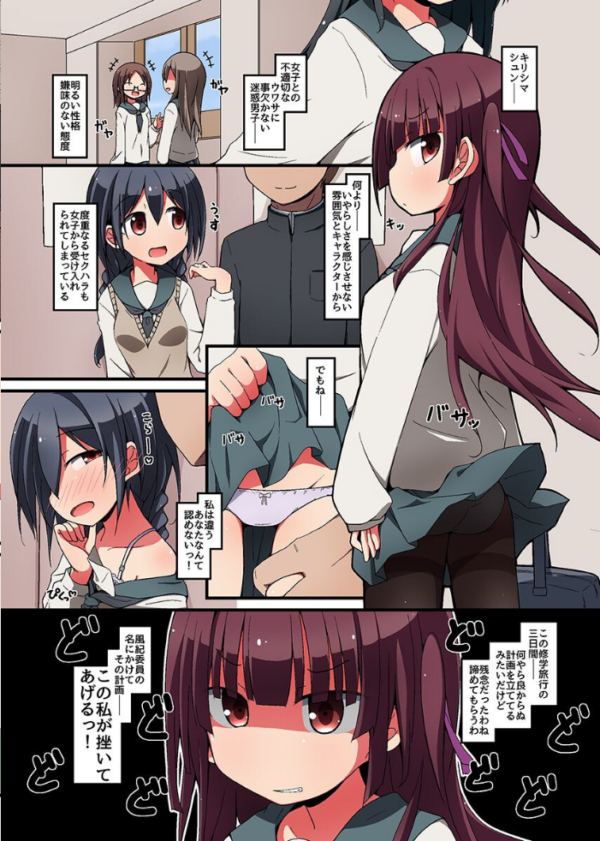 エロ漫画:風紀委員長の敗北 総集編 hitomi サンプル画像