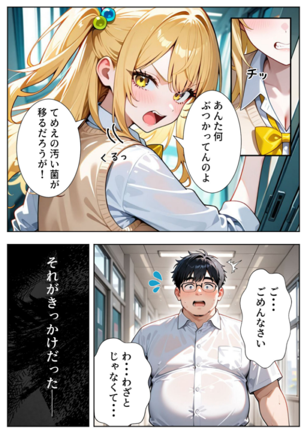 エロ漫画:いじめられてた陰キャのボクが生意気チビギャルに中●し報復した話〜桃瀬愛羅 裏垢編〜 モザイク版 hitomi サンプル画像