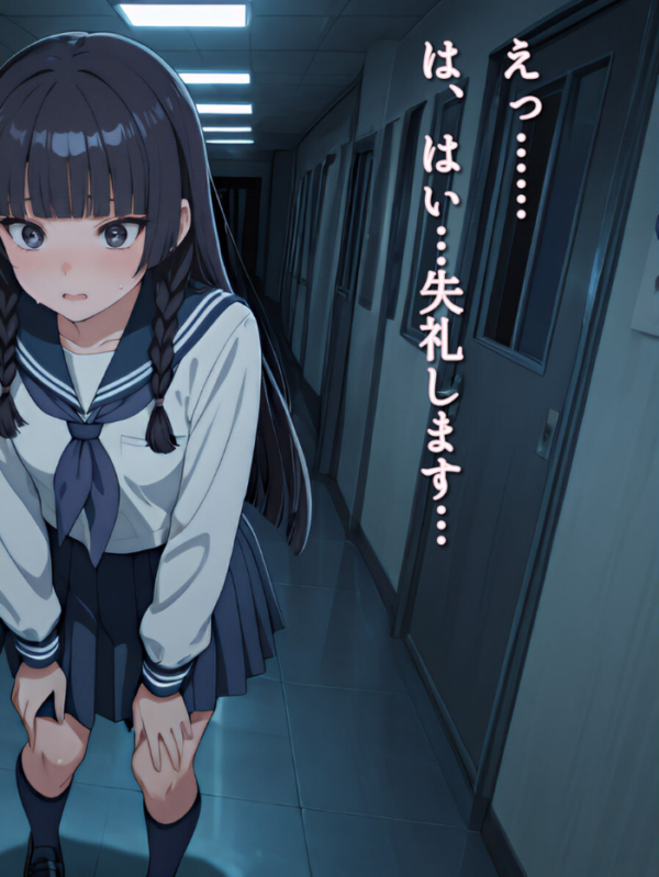 エロ漫画:【CG】微乳図書委員の受難 おじさんに汚され、理性が崩壊する瞬間 モザイク版 hitomi サンプル画像