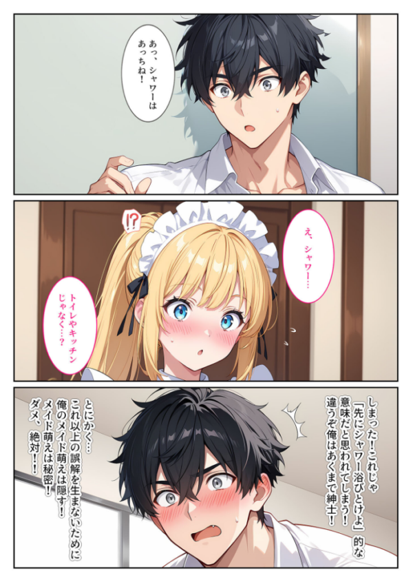 エロ漫画:家事代行の爆乳メイドが濃厚なご奉仕エッチをしてくれた話 モザイク版 hitomi サンプル画像