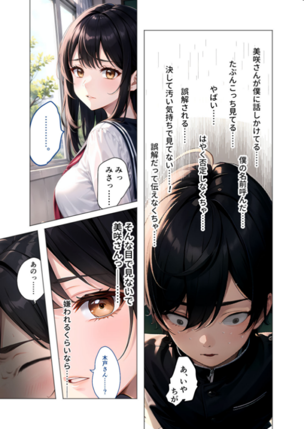 エロ漫画:純愛を踏みにじる淫乱マリア hitomi サンプル画像