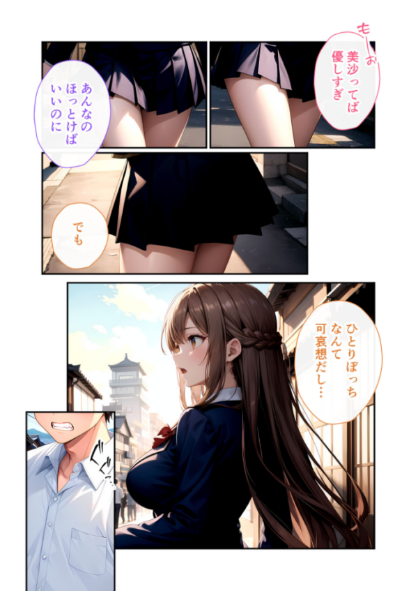 エロ漫画:陰キャの僕、透視の力を手に入れる。第十九話 〜凛々しい弓道部員の止まらない腰振り〜 モザイク版 hitomi サンプル画像