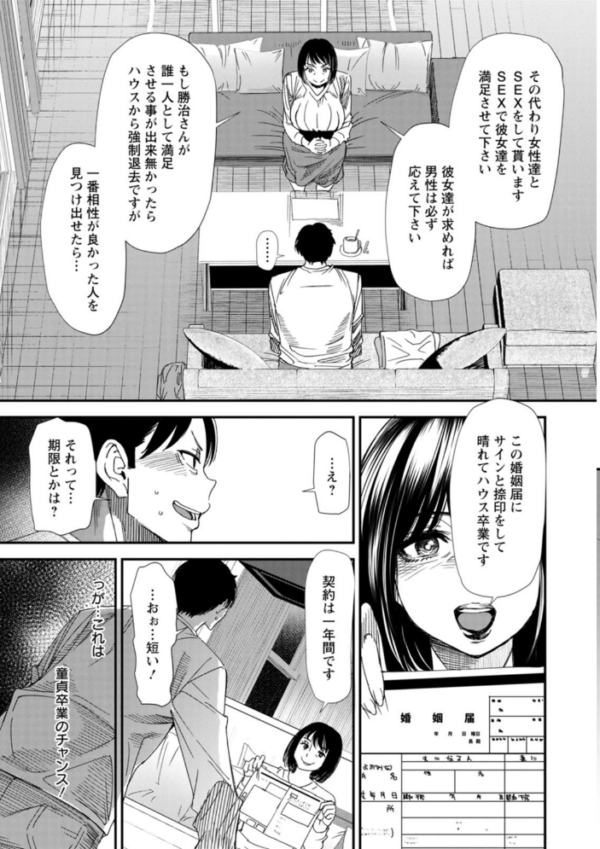 エロ漫画:婚活・ハーレム・シェアハウス hitomi サンプル画像